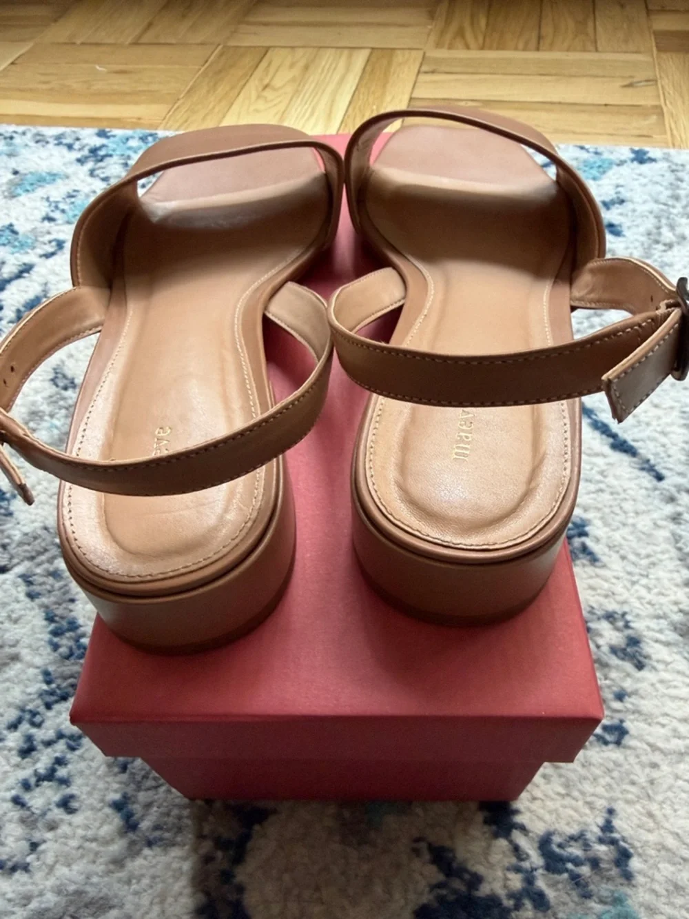 MAEVE
Asymmetric Slingback Heels - Tan - Picture 5 of 10